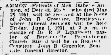 Isabelle Ammon obit